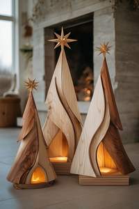 Wooden <b>Tree</b> <b>Christmas</b> <b>Stand</b> HOLDERS - Product Image 3