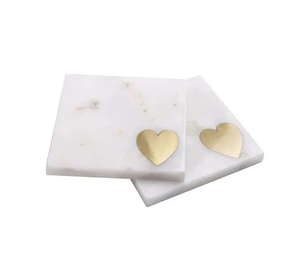 Utensilios de cocina Mármol y latón Posavasos Diseño de Granada de moda Posavasos para decoración del hogar Posavasos de mesa de nuevo diseño de alta venta - Product Image 3