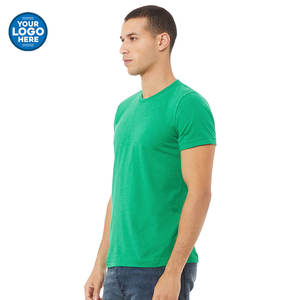 T-shirt décontracté en coton de qualité supérieure 180g pour hommes avec logo personnalisé - Product Image 5