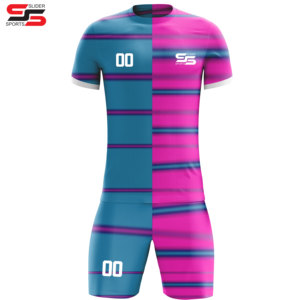 ชุดเสื้อฟุตบอลชายเสื้อฟุตบอลสำหรับเยาวชนผู้ใหญ่ชุดเครื่องแบบฟุตบอลมีโลโก้และตัวเลข - Product Image 1