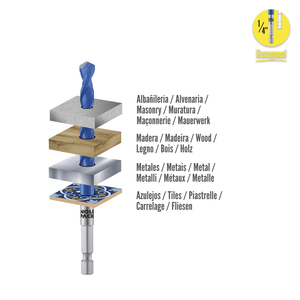 Set di Punte da Trapano Universali Wolfpack Esagonali da Ø4,0 a Ø10 mm - Product Image 4