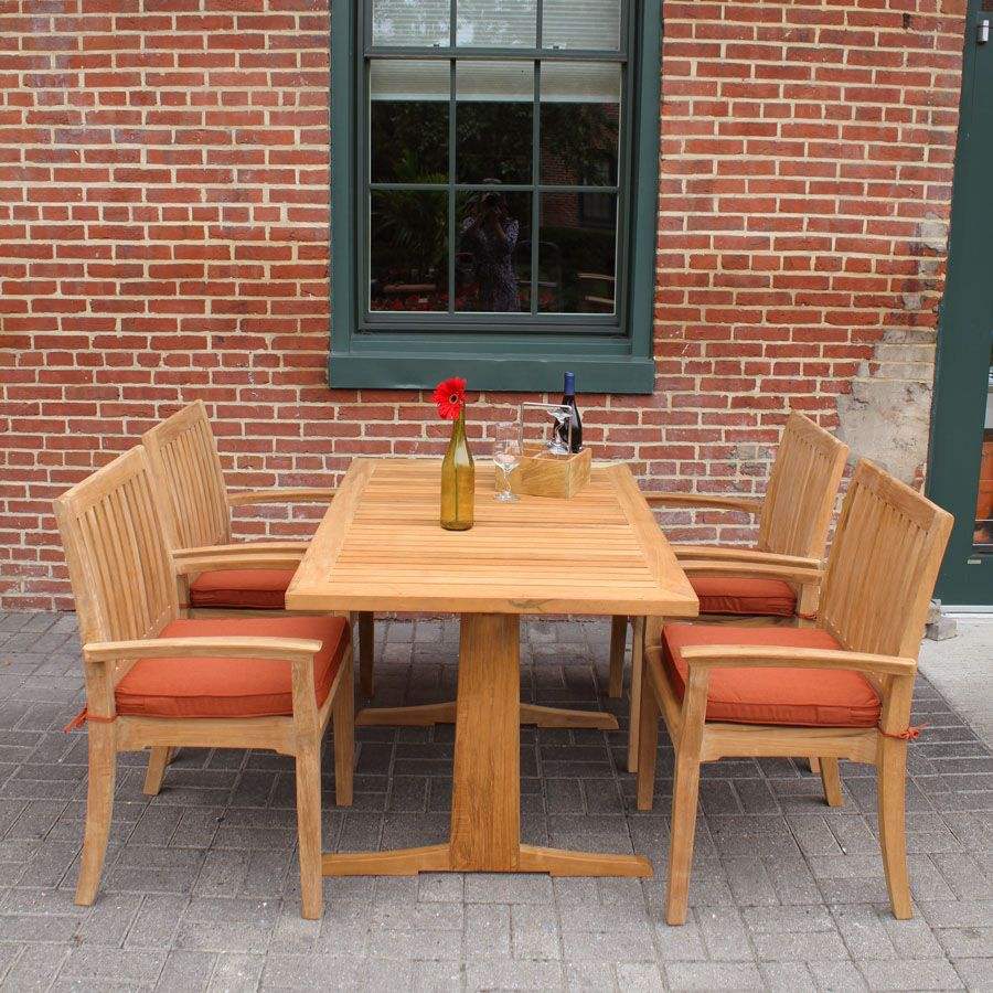 ไม้สักเก้าอี้ที่มีเบาะ-ขัดเรียบ