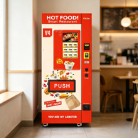 Máquina Expendedora de Sopa Caliente Comercial TCN, Dispensador Inteligente de Alimentos con Sistema de Calentamiento por Microondas Integrado para Oficinas y Centros Comerciales