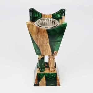 Premium Decorative Wood Resin Religious Use Eco-Friendly Incense Holder Bakhoor <b>Burner</b> Trending Wholesale Price Fast Shipping - Product Image 3