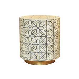 Table console en incrustation d'os Mobilier de maison moderne pour chambre à coucher Hôtel Appartement Salons - Product Image 2