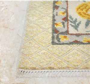 Handmade Modern Style Pure Wool Silk Rug Beautiful Abstract for Home Hotel Restaurant Decor Washable for Exercise Prayer Use - Product Image 2