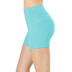 Shorts Deportivos de Cintura Alta para Mujer, Ajustados, con Flores, Impermeables, de Secado Rápido, Tejido Transpirable de Felpa, en Varios Colores - Product Image 4