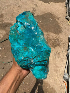 Venta caliente PIEDRA DE crisocola en bruto con color turquesa en forma de crudo natural usos multiusos PIEDRA DE crisocola - Product Image 3