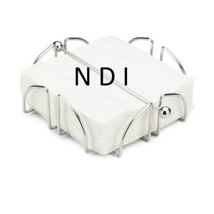 Offre Spéciale fait à la main Design doré finition porte-mouchoirs mariage Table haut décoration serviette papier stockage métal porte-mouchoirs - Product Image 4