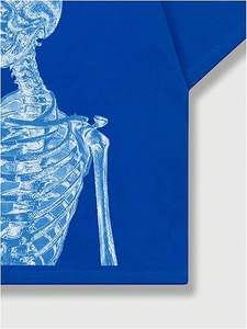 Camiseta de algodón 100% de alto gramaje con estampado DTG completo, camiseta gráfica recortada de corte holgado para hombre, camiseta de moda con estampado. - Product Image 5