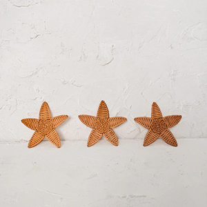 Decoración navideña de ratán, Estrella navideña, Luna, calcetines, adornos de árbol de Año Nuevo, adornos hechos a mano de ratán - Product Image 2