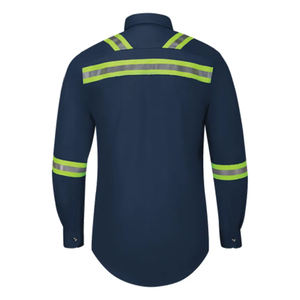 Camisas de Seguridad Profesionales de Talla Grande, Resistentes al Aceite, FR, Alta Visibilidad, Certificación CE, Algodón, Directo de Fábrica, Entrega Rápida - Product Image 2