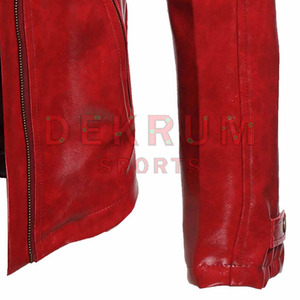 Veste en cuir véritable personnalisée de haute qualité, design unisexe 2026, avec tissu tricoté léger pour l'hiver, vente en gros pour hommes - Product Image 3