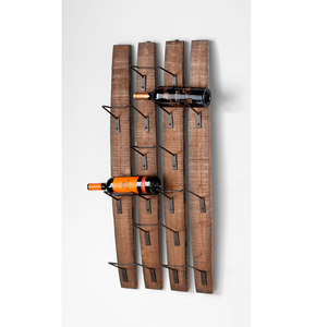 Metal Wood <b>Wall</b> <b>Mounted</b> <b>Wine</b> <b>Rack</b> - Product Image 6