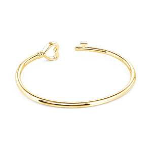Bracelet jonc en argent sterling Jeulia Key to My Heart, tendance et élégant - Product Image 3