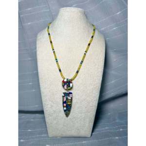 Collar Geométrico de Plata de Ley con Múltiples Piedras de <span class=keywords><strong>Santo</strong></span> <span class=keywords><strong>Domingo</strong></span> - Product Image 3
