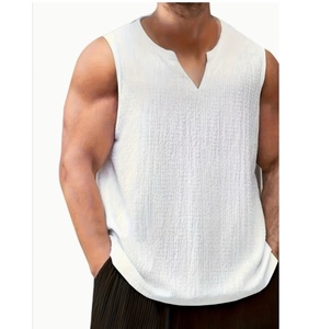Camisetas Deportivas para Hombre, Cuello en V, Blancas, Transpirables, para Gimnasio, Entrenamiento, Running y Deportes - Product Image 5