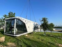 Yinneng Y7 – Maisons conteneurs mobiles préfabriquées en acier, étanches, alimentées à l'énergie solaire, écologiques, pour bureaux extérieurs