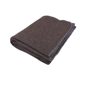 Couvertures militaires grises Offre Spéciale de Raschel de laine avec le nouveau design bleu d'ourlet pour des commandes en gros à des prix concurrentiels - Product Image 1