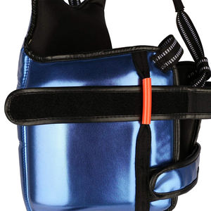 Protecteur de corps professionnel en cuir épais souple pour l'entraînement de boxe et de MMA Logo personnalisé garde de poitrine de sport pour la protection - Product Image 5