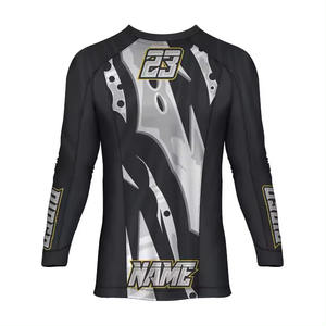 Novedad de 2024, ropa deportiva de talla grande para hombre, camisetas de motocicleta hechas a medida, tu diseño, moda, manga larga, transpirable, Motocross - Product Image 6