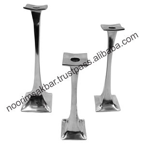 ชุดเชิงเทียนอลูมิเนียมทรงทีไลท์ รุ่นโมเดิร์น ปี 2026 ชุบทองเหลือง 3 ชิ้น พิมพ์ลายได้ตามต้องการ สำหรับตกแต่งบ้าน งานแต่งงาน คริสต์มาส และงานอีเว้นท์ต่างๆ - Product Image 3