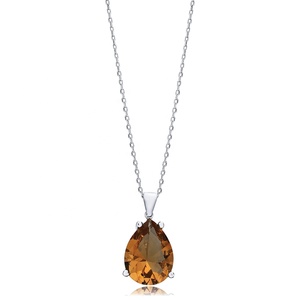 15x20mm Poire Conception Sultanite Pierre 925 Sterling Silver Charm Collier Turc À La Main En Gros Bijoux - Product Image 1