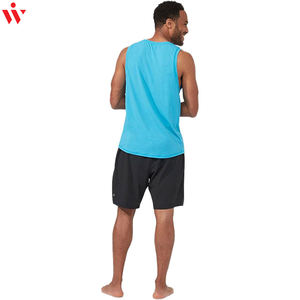 เสื้อกล้ามสำหรับเล่นยิมฟิตเนสแขนกุดสำหรับผู้ชายเสื้อพิมพ์โลโก้ - Product Image 2