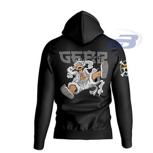 เสื้อฮู้ดลายลูฟี่ เกียร์ 5 อนิเมะ สไตล์ลำลอง แฟชั่น ทันสมัย ใส่ได้ทั้งชายหญิง ผ้าฟลีซอุ่นๆ พิมพ์ลาย ผ้าฝ้าย 100% สำหรับฤดูหนาว - Product Image 2