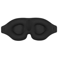 Masque de sommeil de conception 3D Blackout Sleep Aid avec sangle élastique réglable pour un meilleur sommeil