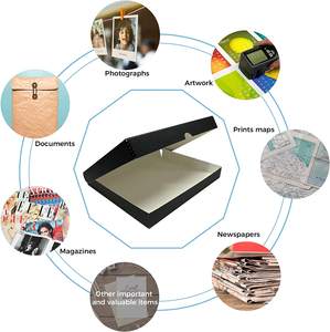 TH CB-043 Boîte de rangement européenne de luxe avec couvercle amovible en carton ondulé avec bord en métal gaufré Design récent en carton - Product Image 5