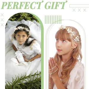 Serre-tête de demoiselle d'honneur, accessoires de <span class=keywords><strong>cheveux</strong></span> pour demoiselle d'honneur, serre-tête de princesse en strass et perles, serre-tête de mariée pour <span class=keywords><strong>mariage</strong></span> - Product Image 5