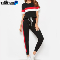 Ensemble 3 pièces de sport personnalisé en nylon/coton écologique pour la gym, taille haute, anti-humidité, respirant et extensible