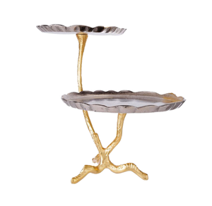 Soporte para Pasteles de Aluminio de Primera Calidad, Diseño Moderno, Forma Redonda, Soporte para Aperitivos y Postres a un Precio Accesible - Product Image 5