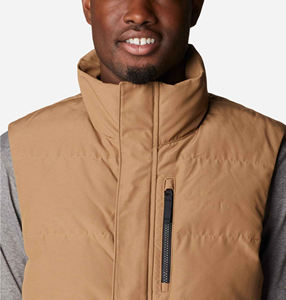 Gilet matelassé rembourré d'hiver personnalisé avec logo, pour homme et femme, fermeture éclair, col roulé, sans manches, design réversible, imperméable, chaud - Product Image 6