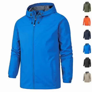 Veste coupe-vent d'hiver de qualité supérieure pour hommes, dernier style, meilleur matériau, col montant en polyester, vêtements de rue à capuche - Product Image 3