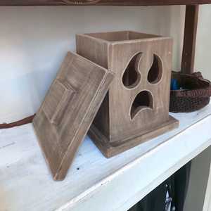 Candelabros de madera tallados a mano antiguos personalizados, diseño creativo de linterna Vintage de lujo para la decoración navideña del hogar - Product Image 1