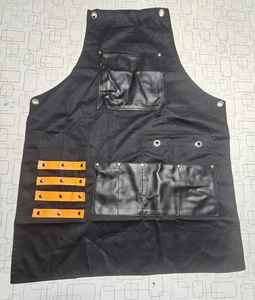 Customizable Work <b>Apron</b> <b>with</b> <b>Pockets</b> Breathable Anti-Static Flame-Retardant Waterproof for Workwear - Product Image 3