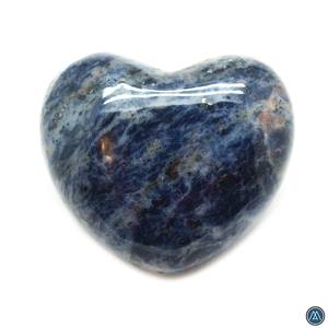 Cristal de alto pulido de piedras preciosas naturales en forma de corazón de sodalita de calidad superior con técnica de tallado regalo/Decoración de meditación - Product Image 1