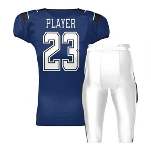 Maillot de football américain personnalisé de haute qualité pour hommes, maillot de rugby professionnel à manches courtes, vente en gros, imprimé par transfert thermique, 100% - Product Image 3