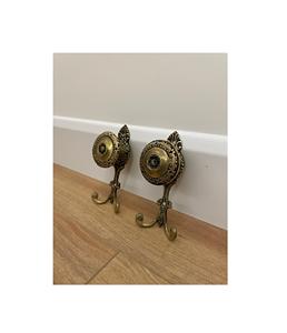 Functional brass wall hooks for daily use in kitchens bathrooms closets offering easy wall mounted organization solutions - Product Image 4