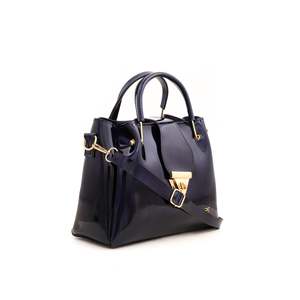 <b>Blue</b> Luxury Leather Clutch Bag P55351 Soft Square Flap with Chain Decoration Casual and Evening <b>Purse</b> for Daily Use - Product Image 2