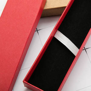 Boîte de rangement pour stylos en papier kraft, pinceaux de maquillage, boîtes d'emballage cadeaux, étui à crayons noir, fournitures de bureau d'affaires - Product Image 4