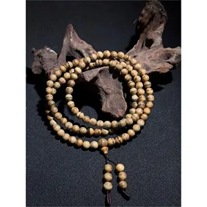Kien Lao Agarwood <b>Beaded</b> <b>Bracelet</b> with Tassel Religious Buddhism Style Unisex - Product Image 1