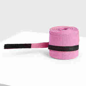 ขายดีชกมวยสายรัดข้อมือผ้าฝ้ายสีชมพูสำหรับชกมวยไทยเทควันโดสายรัดข้อมือยาวใช้ได้ทั้งชายและหญิง - Product Image 2