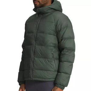 Chaqueta acolchada informal para hombre, tela de alta calidad, cálida para invierno, con capucha, bolsillos personalizados con cremallera, nuevas chaquetas múltiples de moda de talla grande - Product Image 3