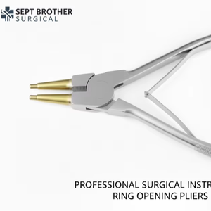 Pince à anneaux chirurgicales professionnelle |   Instrument médical réutilisable en acier inoxydable - Product Image 5