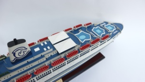 Gia Nhien Fabricant Conception personnalisée SS SEABREEZE MODÈLE DE BATEAU EN BOIS-MODÈLE DE BATEAU EN BOIS DE HAUTE QUALITÉ-ARTISANAT - Product Image 5