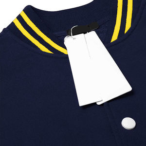 Vestes universitaires pour hommes, dernière mode, vestes universitaires personnalisées, vestes varsity à lettres simples, vente en gros, toile vierge, devant varsity - Product Image 3