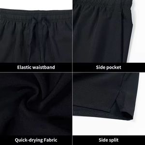 Pantalones cortos de fitness para hombre a precio de fábrica, pantalones cortos deportivos de entrenamiento de gimnasio de talla grande para hombre, pantalones cortos de entrenamiento de secado rápido para correr - Product Image 4